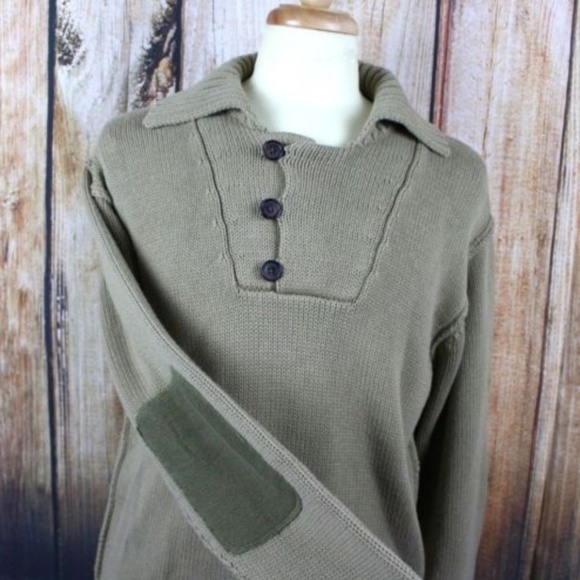 Orvis Men's Large Mechanic's Sweater Elbow Patches - Picture 4 of 8